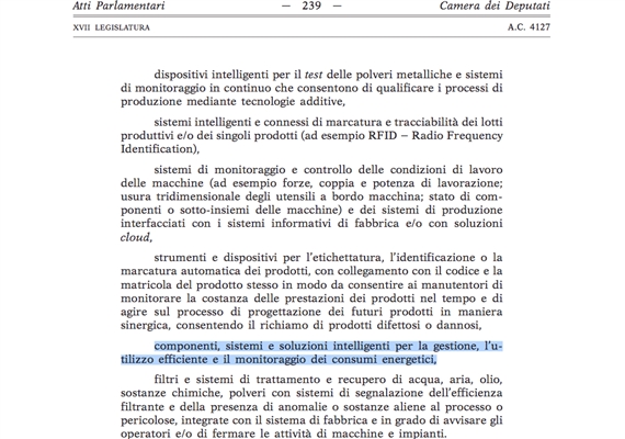 Iperammortamento al 250% per le soluzioni Smart-Dom per monitoraggio consumi, archiviazione e analisi in cloud big data, automazioni per il risparmio energetico?