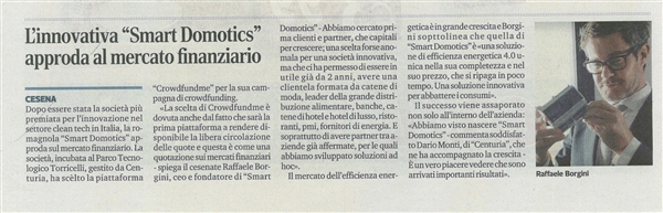 Smart Domotics su Crowdfundme.it : l'efficienza energetica 4.0 cresce con i capitali degli investitori Smart Domotics su Crowdfundme.it : l'efficienza energetica 4.0 cresce con i capitali degli investitori