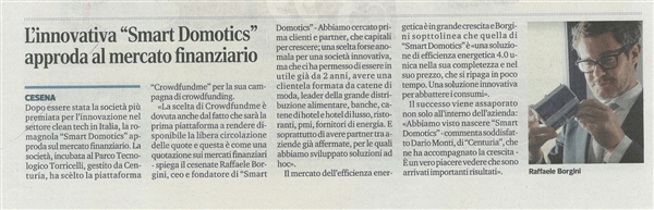 Smart Domotics su Crowdfundme.it : l&#39;efficienza energetica 4.0 cresce con i capitali degli investitori